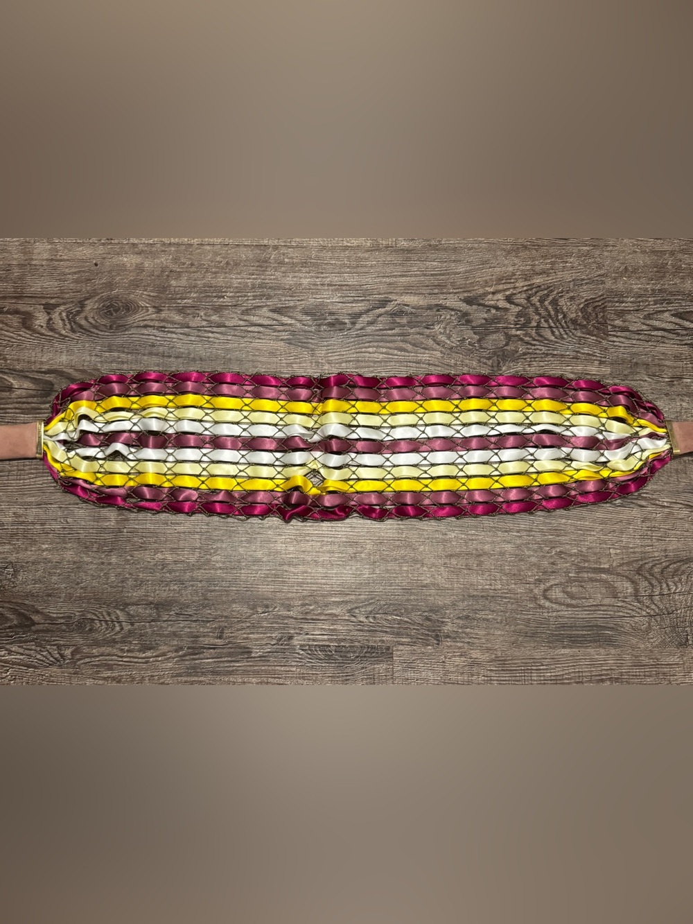 Etro Multicolor Braided Ribbon Wide Belt - Picture 1 of 6